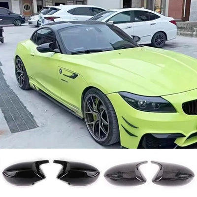 ABS Black M Style Rearview Mirror Cover Cap for BMW E89 Z4 2009-2018 Car Side Rear View Mirror Replacement Cover Case