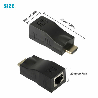 4K HDMI Extender Duo — Signal Over Ethernet