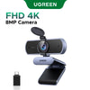 4K FHD 1080P Webcam 8MP for PC, PDAF Auto Focus, Dual AI Noise-Cancelling Mics, Web Cam Camera for Zoom/Teams/Google Meet