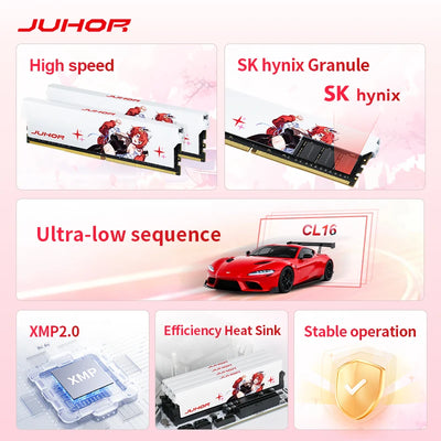 DDR4 8GB 3200Mhz CL16 High Performance Desktop Memory