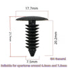 20/50Pcs 8Mm Auto Fastener Fit Hole Nylon Car Clips Fender Bumper Shield Retainer Plastic Rivet for GM Ford Chrysler