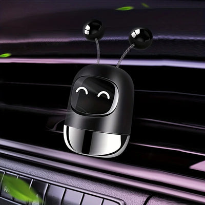 Car Air Freshener Auto Creative Mini Robot Air Vent Clip Parfum Flavoring Ventilation Outlet Aromatherapy Automotive Interior