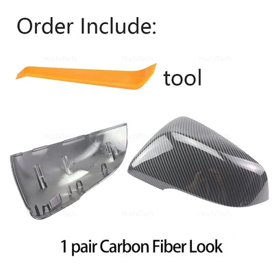 For BMW F48 F49 F39 G29 F44 F45 F46 F53 F40 for Toyota Supra Carbon Fiber Look Rear View Mirror Cover Style Side Wing Mirror Cap