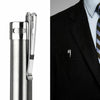 USB Mini Flashlight — Pocket-Sized Stainless Steel