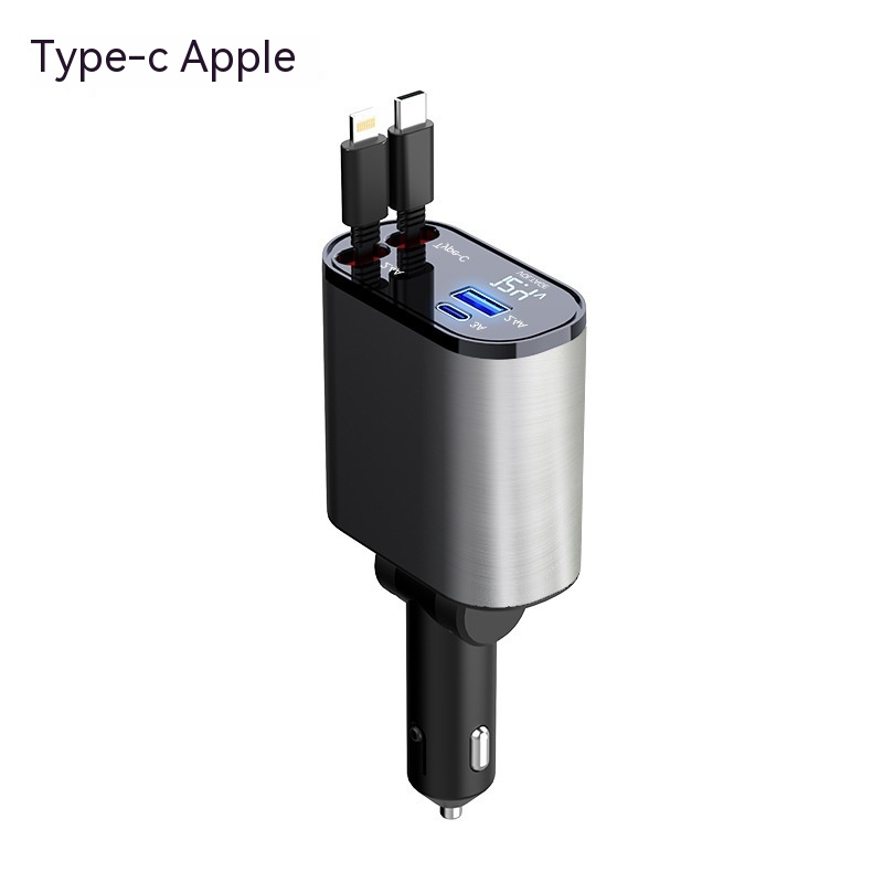 USB-C Car Charger — 4-Port 100W Fast Charging