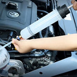 1.5L Oilfluid Extractor Filling Oil Change Syringe Bottle Transfer Automotive Fuel Extraction Pump Hand Tool Oil Extractor Pump