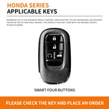 Leather Zinc Alloy Car Key Case Cover Protector Shell for  Civic Accord HR-V CR-V CRV 11Th 2022 2023 Keychain Accessories