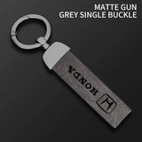 Leather Zinc Alloy Car Key Case Cover Protector Shell for  Civic Accord HR-V CR-V CRV 11Th 2022 2023 Keychain Accessories