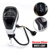 Black Silver Gear Shift Knob for VW Golf Passat Tiguan Skoda Octavia Seat Universal Car Accessories Automatic
