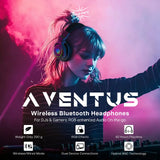 Kiwi Ears Aventus Bluetooth Coaxial Driver DJ and Gaming Bluetooth/Wired Headphones Active Noise Cancellation Headphone
