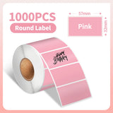 100/500 Sheets Phomemo Thermal Label Sticker 100X150Mm Shipping Labels for Postage Barcode Compatible with PM241 PM246S Printer