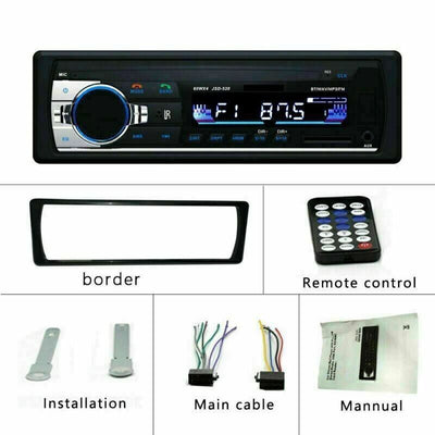 Bluetooth Car Stereo — In-Dash FM & USB Receiver