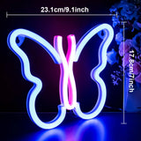 Usb/Battery LED Neon Lights Sign for Wall Art Decor Heart Gaming Bar Bedroom Decoration Hanging Neon Sign Party Alien Night Lamp
