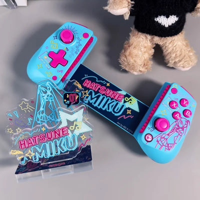 New Genuine Chicken X5S Hatsune Miku Future Co Branded Wireless Bluetooth Stretch Handle Genuine Game X5S Model Toys for Gamer