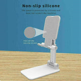 Aluminum Phone & Tablet Stand — Adjustable Desk Mount