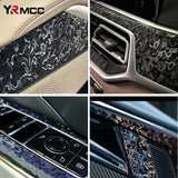 Premium PET Car Carbon Vinyl Film DIY Waterproof Car Stickers Modified Vinyl Wrap Films Color Change Film for Auto Accessories