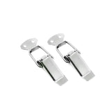 Universal Cars Accessaries 2Pcs Fastener Clip Alloy Mount Hood Pin Bonnet Lock Kit Tunning Lock Kit down Hood Lock Latch Pins