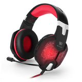 Wired Gaming Headset — Stereo Sound & LED Mic