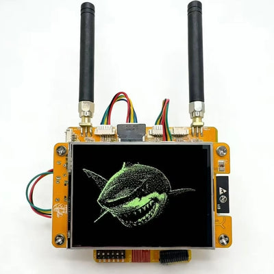 The Nm-Rf-Hat Companion Hat, Multi-Band RF for ESP32-2432S028 Bruce CYD CC1101 Nrf24 PN532 IR TX/RX 433M OOK Power Mgmt TF Slot