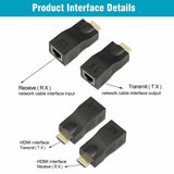 4K HDMI Extender Duo — Signal Over Ethernet