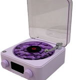 Retro Turntable Speaker — Bluetooth RGB Light Show