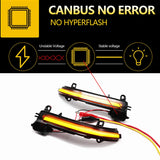 For BMW F20 F21 F22 F23 F30 F31 F32 F33 F34 X1 E84 F36 I3S F87 M2 1 2 3 4 Series Dynamic Turn Signal LED Rearview Mirror Flash