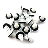 10/50PCS Door Panel Clip with Seal Ring Fastener Rivet Bumper Clip Retainer for BMW E3436 E38E39 E46 M3 M5 Z3 X5 Car Accessories