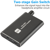 Portable Headphone Amp — HiFi USB Audio Amplifier