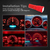 LED Gauge Cluster Kit — T5 & T10 Dashboard Lighting