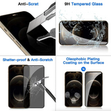 Privacy Screen Protector — iPhone 11–15 Pro Max 3-Pack