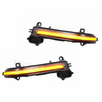 For BMW F20 F21 F22 F23 F30 F31 F32 F33 F34 X1 E84 F36 I3S F87 M2 1 2 3 4 Series Dynamic Turn Signal LED Rearview Mirror Flash