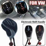 Black Silver Gear Shift Knob for VW Golf Passat Tiguan Skoda Octavia Seat Universal Car Accessories Automatic