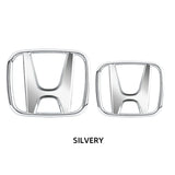 2 Pcs Car Front Grille Trunk Emblem for  Civic Accord 8Th 9Th 9.5Th 10Th Generation Rear Trunk Badge Logo Auto Front Rear