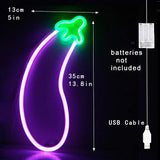 Usb/Battery LED Neon Lights Sign for Wall Art Decor Heart Gaming Bar Bedroom Decoration Hanging Neon Sign Party Alien Night Lamp
