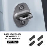 Car Door Shock Absorber Universal Car Door Buckle Soundproof Deadener Damper Cushion Anti-Vibration Buffer Pad