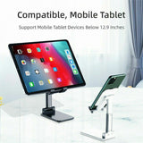 Aluminum Phone & Tablet Stand — Adjustable Desk Mount