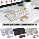 Wireless Keyboard & Mouse Combo — Mac & PC Ready