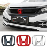 2 Pcs Car Front Grille Trunk Emblem for  Civic Accord 8Th 9Th 9.5Th 10Th Generation Rear Trunk Badge Logo Auto Front Rear