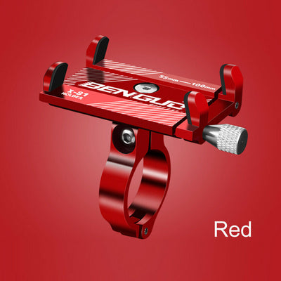 Aluminum Phone Mount — Handlebar Grip for Rides