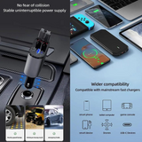 USB-C Car Charger — 4-Port 100W Fast Charging