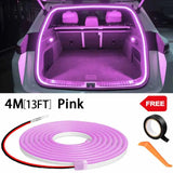 Car High Brightness Trunk Lighting Ambient Light Interior Decoration LED Wiring Free Automatic Sensing Tailgate Light Strip