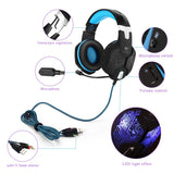Wired Gaming Headset — Stereo Sound & LED Mic