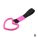 Heart-Shaped Car Static Belt Decorative Warning Ring
