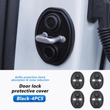 4Pcs Door Shockproof Cushion for Car Self-Adhesive Door Lock Shock Absorber anti Scratch Protective Cover Reduce Noise