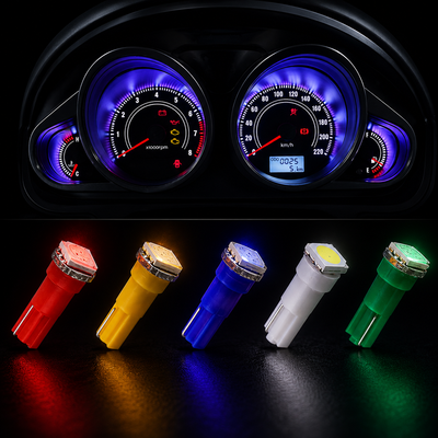 LED Gauge Cluster Kit — T5 & T10 Dashboard Lighting