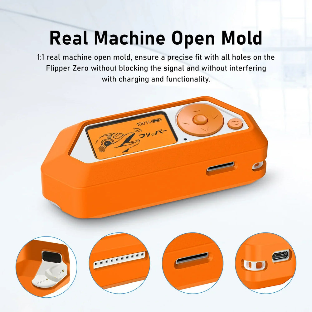 New Flipper Zero Box Electronic Pet Dolphin Pet Dolphin Open-Source Multi-Functional Remote Control Gadget Geek Silicone Case