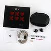 HBB EW300 1Dd+1Planar+1Pzt Hybrid Driver in Ear Monitor Wired Earbuds with Detachable Nozzles Silver-Plated OFC IEM Cable
