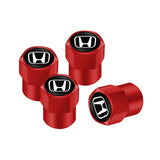 4Pcs Aluminum Alloy Car Tire Valve Cap Auto Wheel Accessories for  Accord Civic FIT Insight CRV Jazz HRV CRZ CRX City Vezel