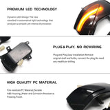 For Honda Insight Fit /JAZZ GE6 / GE8 HYBRID GP1 INSIGHT ZE2 Dynamic Blinker Turn Signal Light LED Flashing Indicator Side Lamp