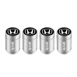 4Pcs Aluminum Alloy Car Tire Valve Cap Auto Wheel Accessories for  Accord Civic FIT Insight CRV Jazz HRV CRZ CRX City Vezel